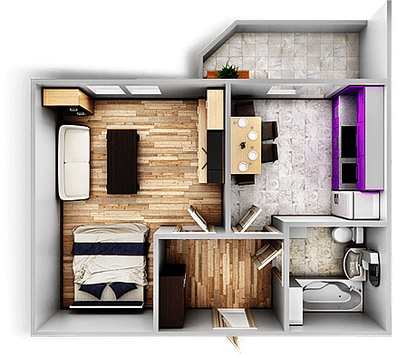 Создайте интерьер гостиной в 3D-планировщике