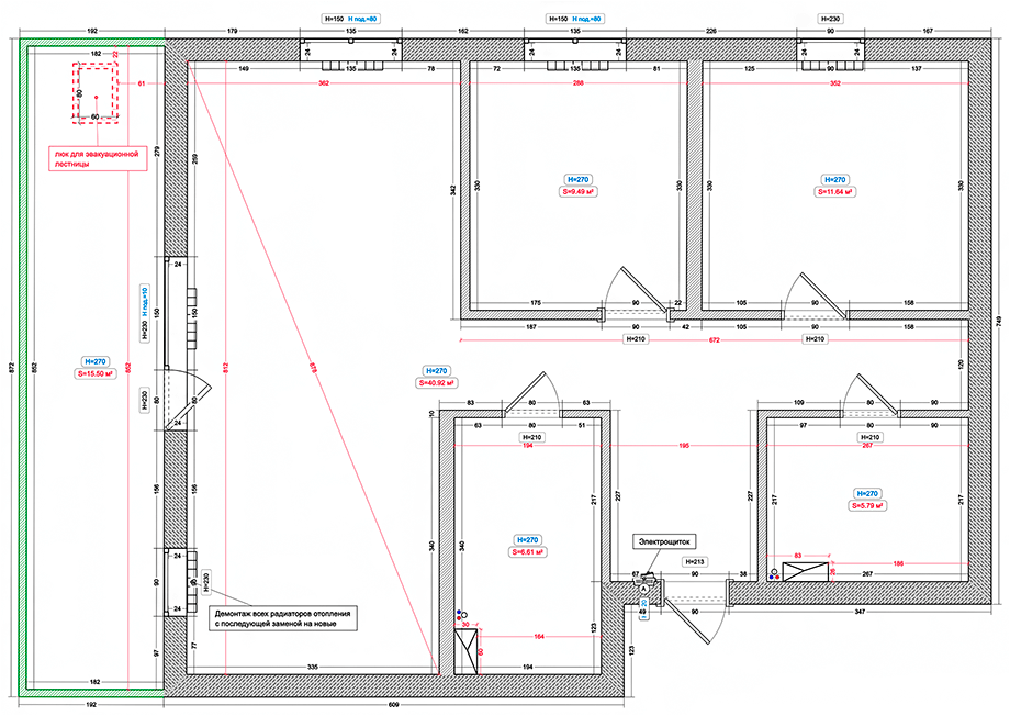 Исходный план